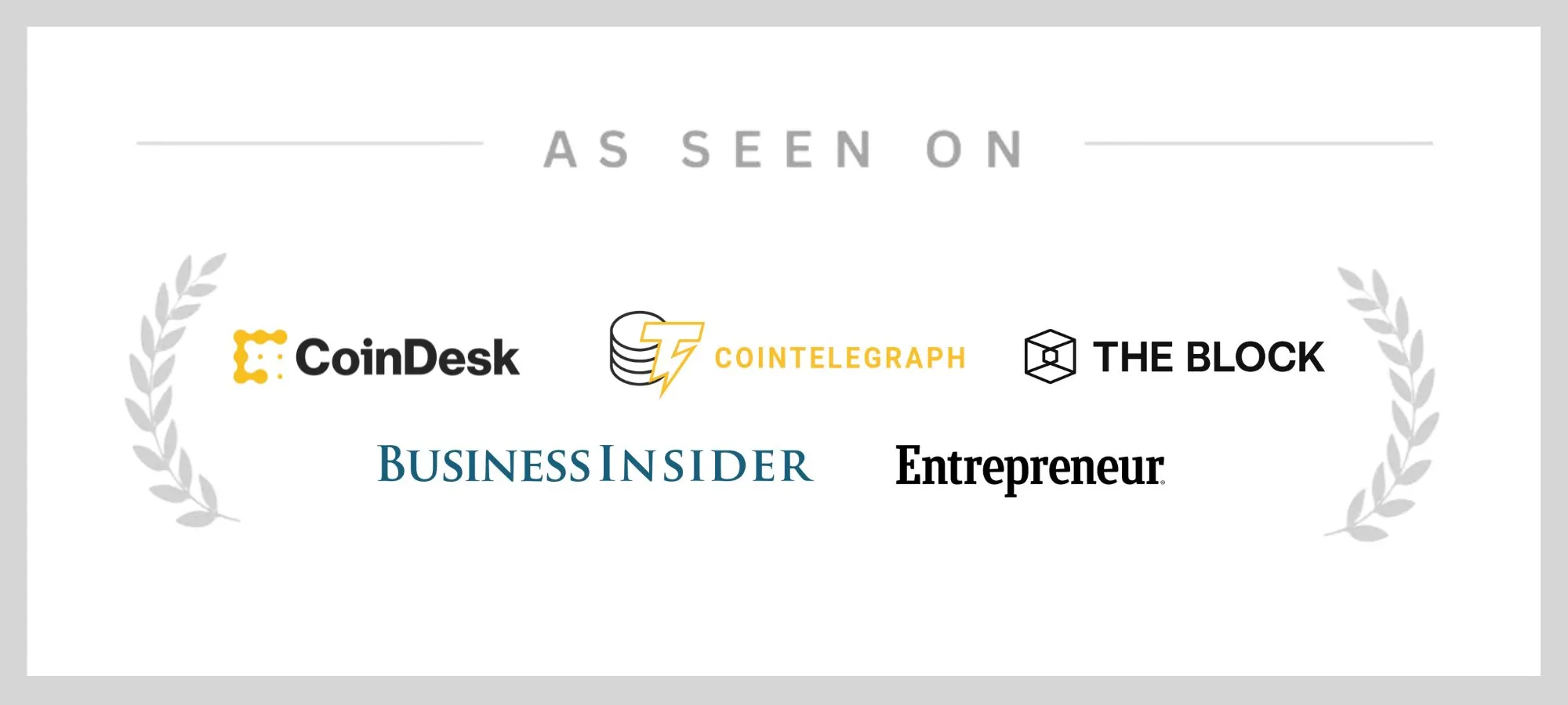 BTCWire distribution networks that include Coindesk, Cointelegraph, Entrepreneur, and Business Insider