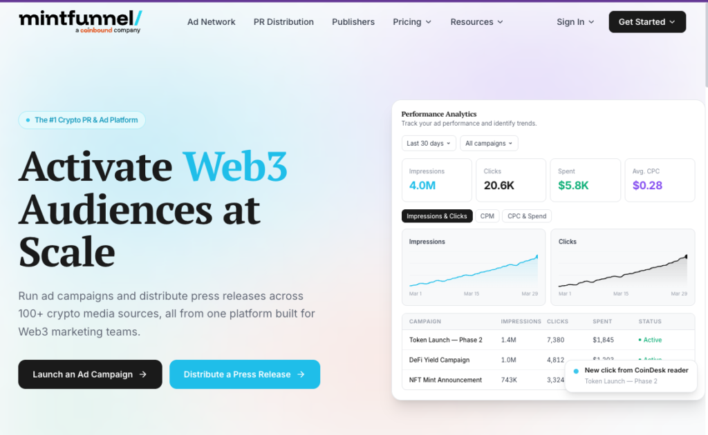 mintfunnel press release distribution service