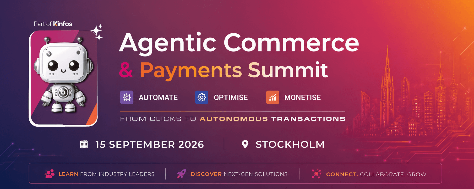 Kinfos Events Announces The Agentic Commerce & Payments Summit 2026 In ...